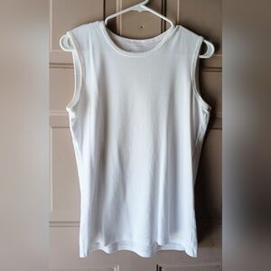 Bass White Tank Top